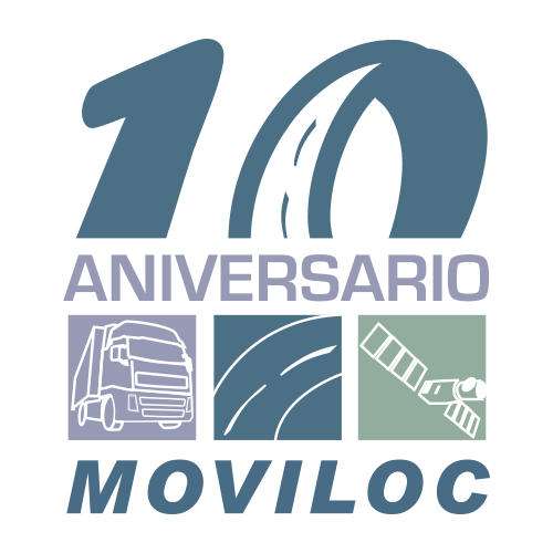 Logo del 10º aniversario de MOVILOC